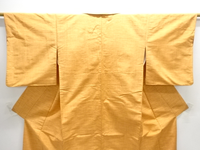  アンティーク　手織り紬着物